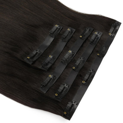 Off Black Invisible Clip-ins