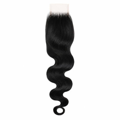 Jet Black Body Wave 2x6 HD Lace Closure
