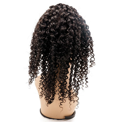 Curly Skin Polyurethane Medical Wig