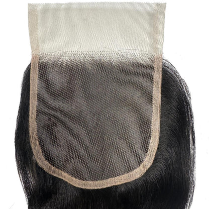 Yaki Straight 4x4 Transparent Lace Closure