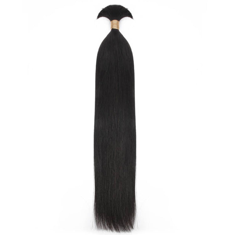 Straight Bulk Human Hair Extensions