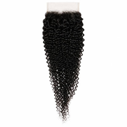 Jerry Curl 4x4 Transparent Lace Closure