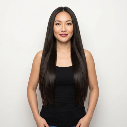Off Black Seamless Clip-ins
