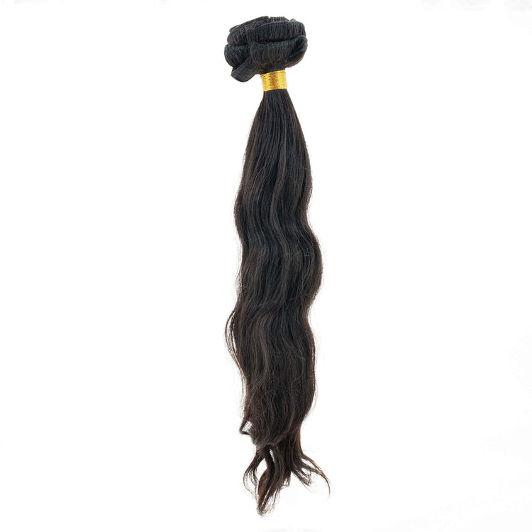 Indian Curly Natural Black Clip-In Extensions